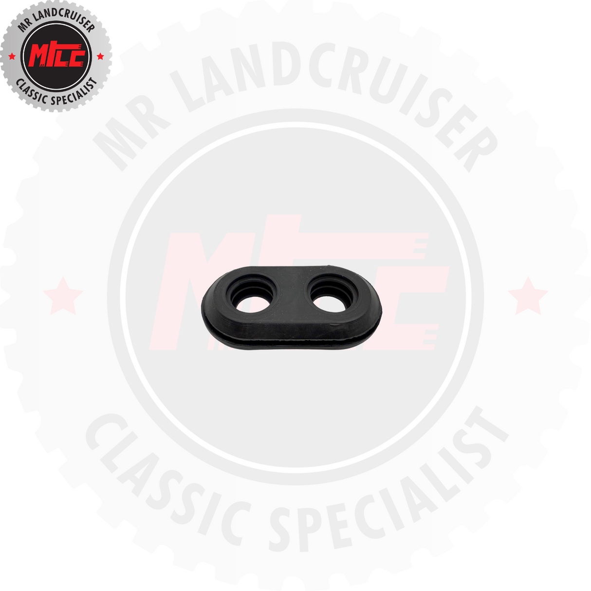 Side view of Heater Hose Grommet suits Toyota Landcruiser 40 Series