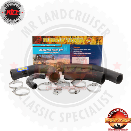 Radiator Hose Kit suits Toyota Landcruiser 70 Series 3F 1/1990 - 8/1992