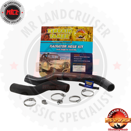 Radiator Hose Kit suits Toyota Landcruiser 70 Series 1FZ-FE