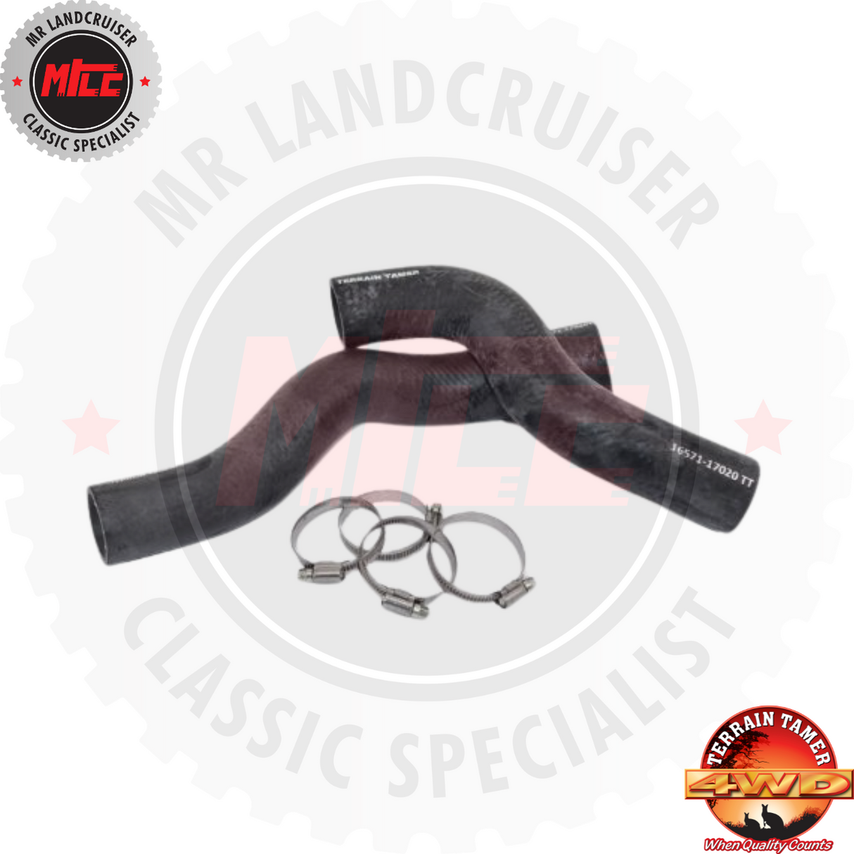 Radiator Hose Kit suits Toyota Landcruiser 70 Series 1HZ