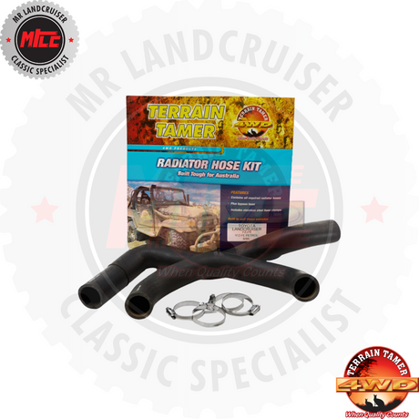 Radiator Hose Kit suits Toyota Landcruiser 70 Series FZJ78 & FZJ79 8/1999 -