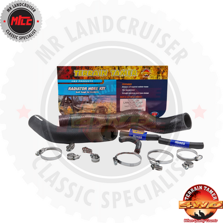 Radiator Hose Kit Top Bottom & Turbo Hoses suits Toyota Landcruiser 70 Series