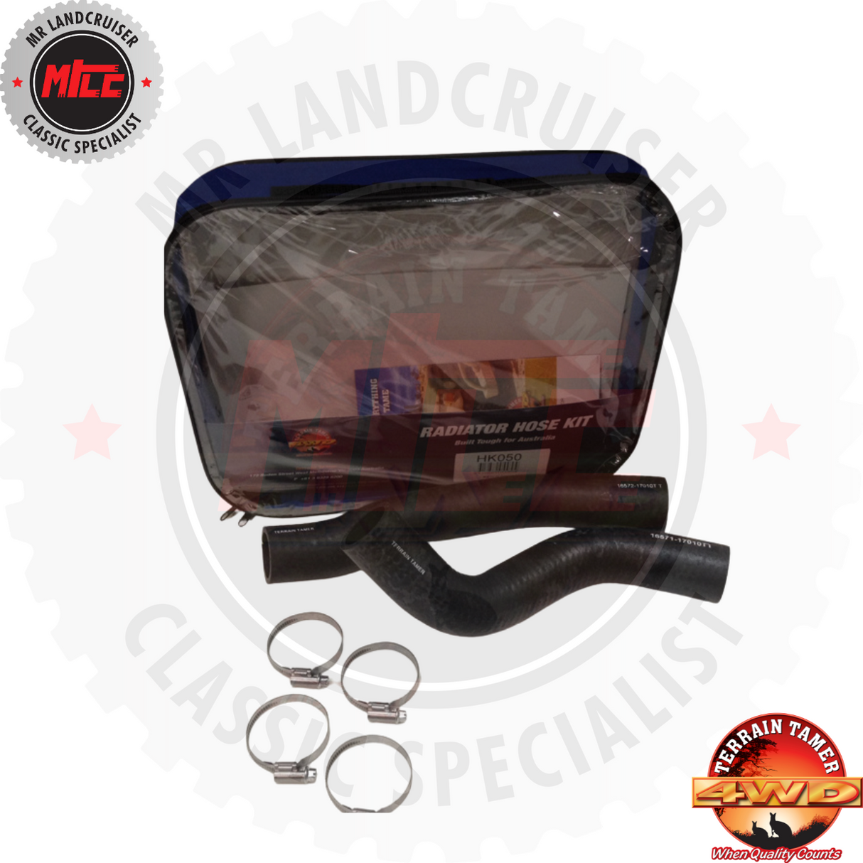 Radiator Hose Kit Top & Bottom Radiator Hose suits HDJ80 & HZJ80