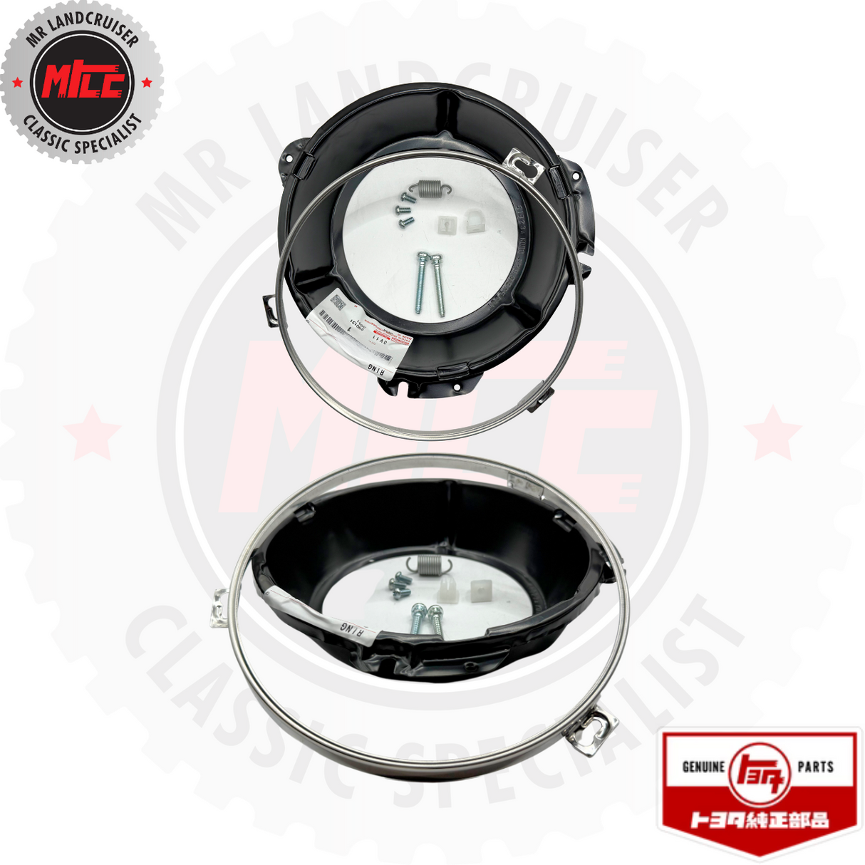 Genuine Toyota Headlight Mounting Kit suits 40/70 Series Landcruiser (Left + Right)