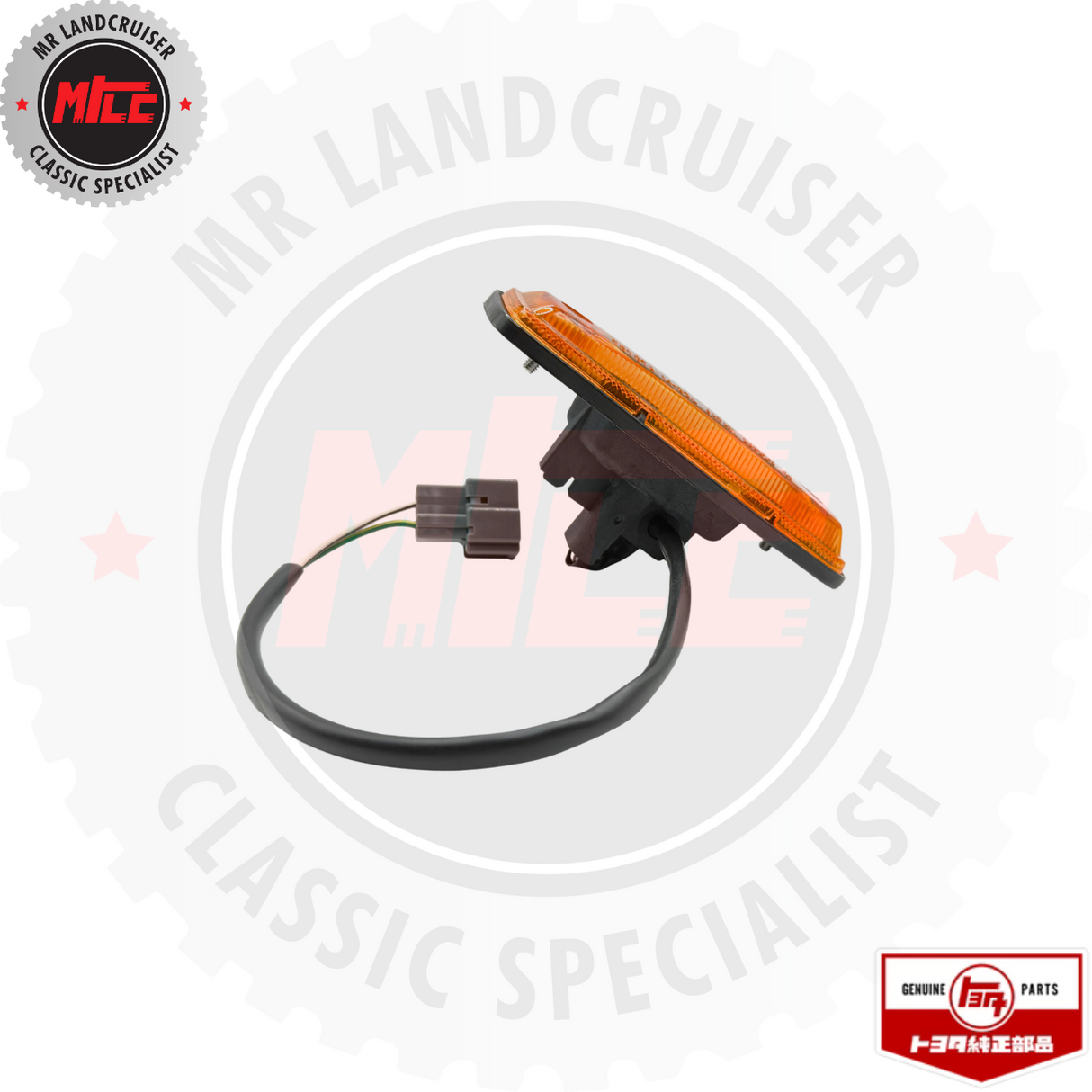 Genuine Lamp Side Turn Signal Indicator suits 60 Series Landcruiser 08/1987 -