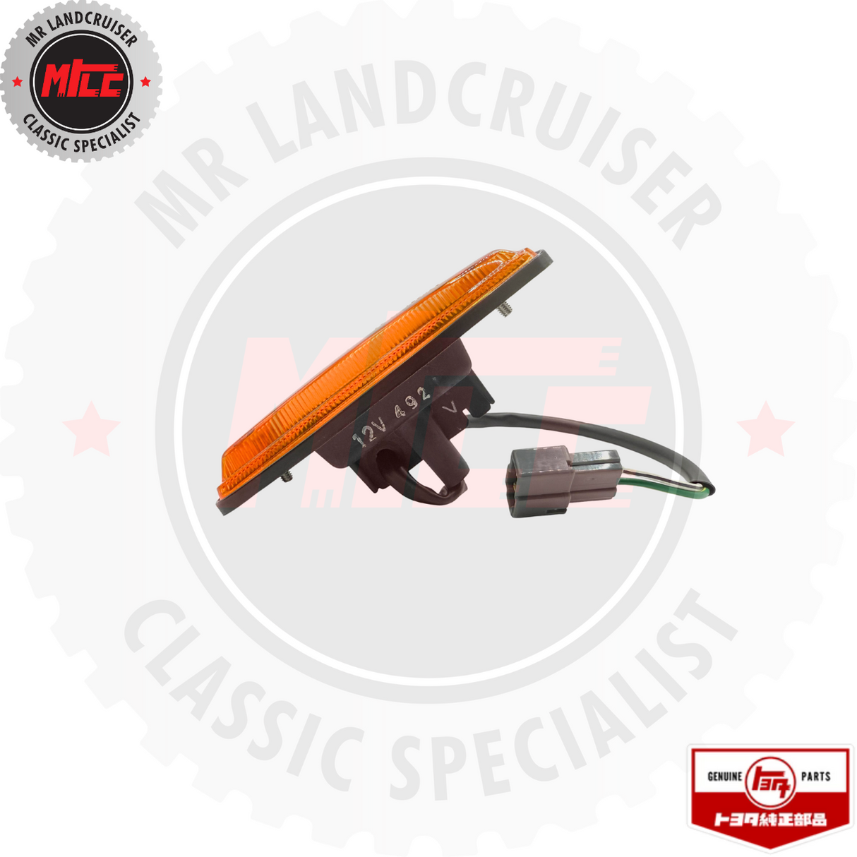 Genuine Toyota Lamp Side Turn Signal Indicator suits 60 Series Landcruiser 08/1987 -