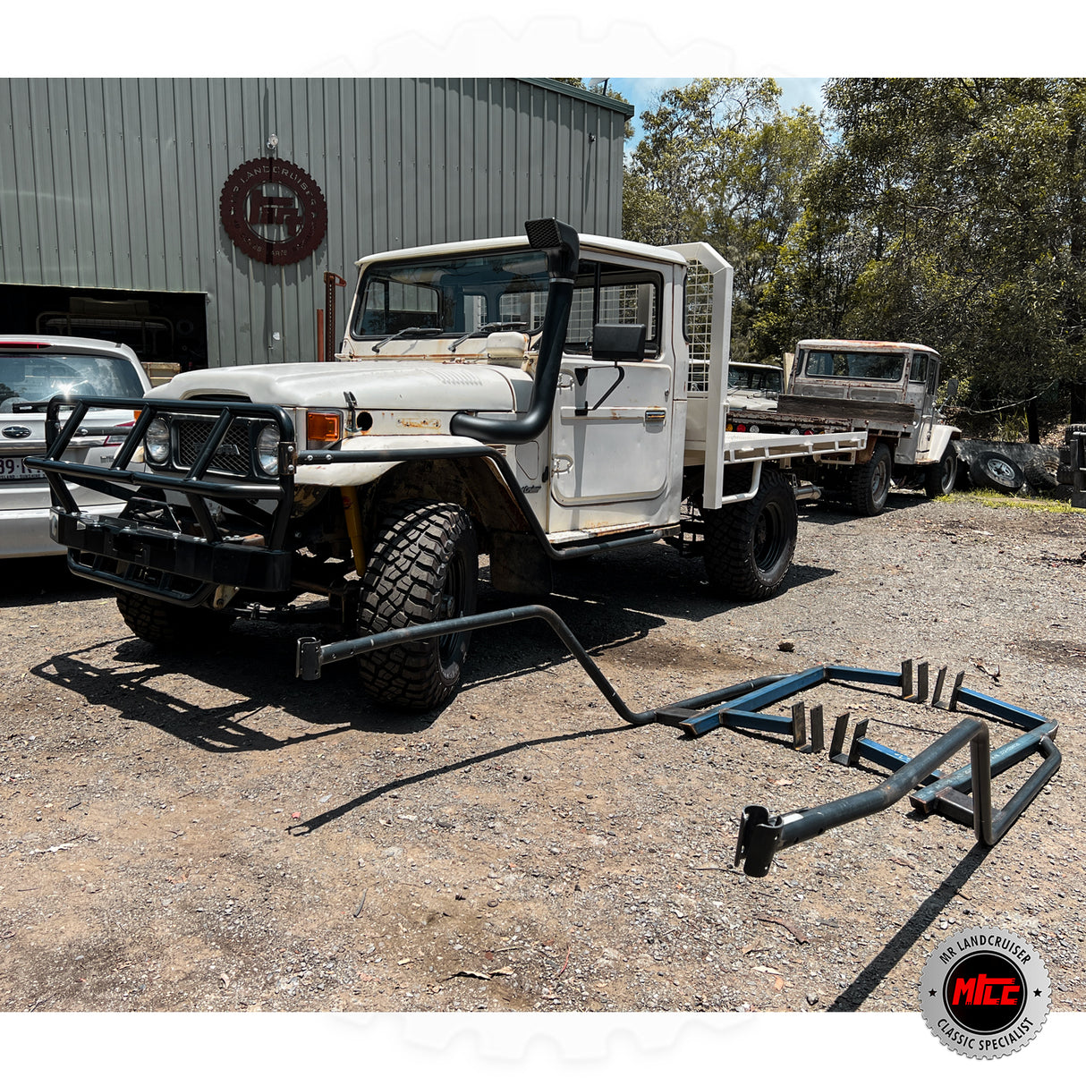 Scrub Bars for 40 Series LWB Landcruiser ARB Bullbar