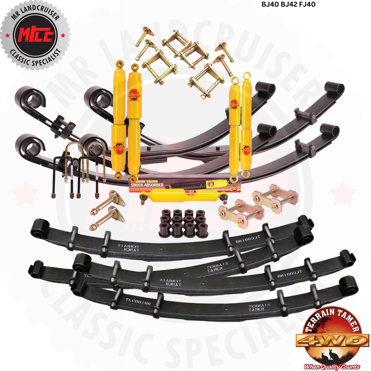 BJ40 Landcruiser 40 Series Full Suspension Kit Front & Rear