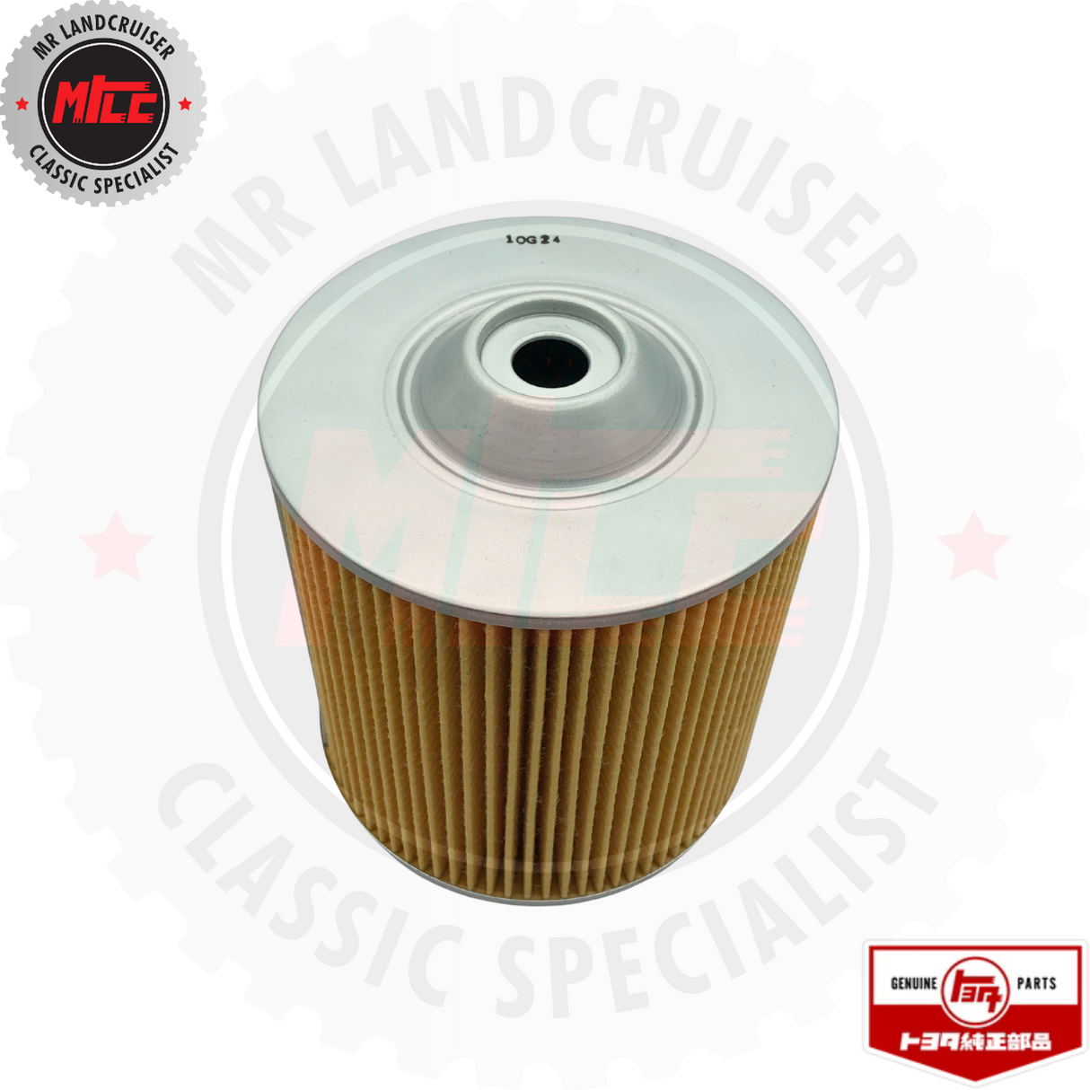 top view of Genuine Toyota F135 Oil Filter