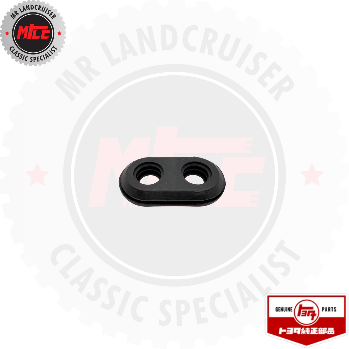 side view of 40 Series Landcruiser Heater Hose grommet