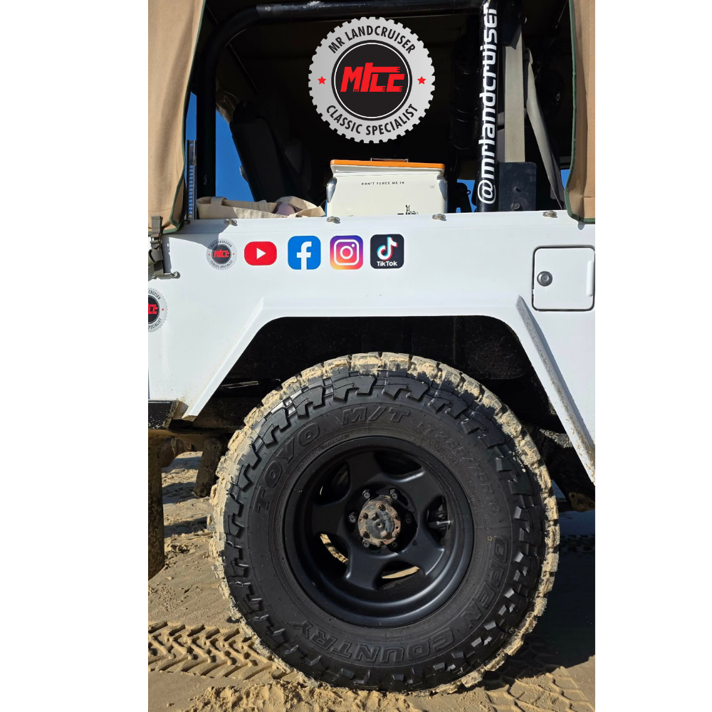 Bradley V 16" Alloy Wheels suits 40 60 & 70 Series Toyota Landcruiser