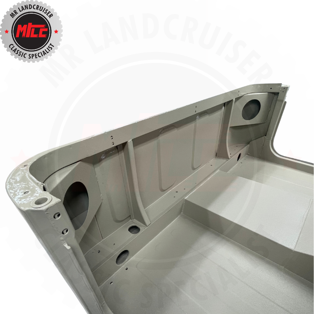 Installed pair of Rear speaker boxes for 40 series landcruiser