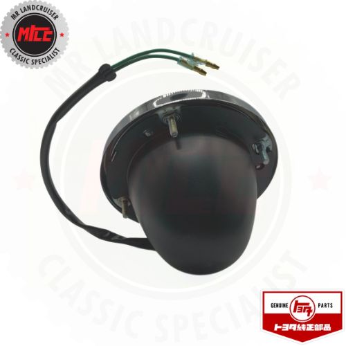 rear view of OEM Toyota 81550-60130 Rear Red Tail Lights Land Cruiser FJ40 69-74