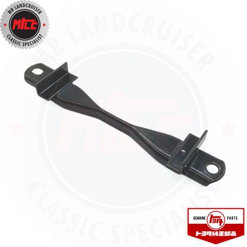 Side angle view of Battery Hold Down Clamp for Toyota Landcruiser