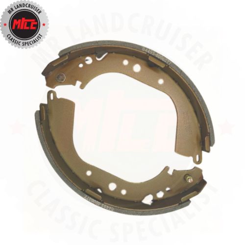 Top view of 2 Toyota Landcruiser 4WD Front OR Rear Drum Brake Shoes suits 40 & 55 series landcruisers