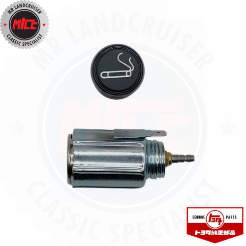 other side view of assembled cigarette lighter for toyota landcruiser 40, 45 and 55 series and toyota corolla