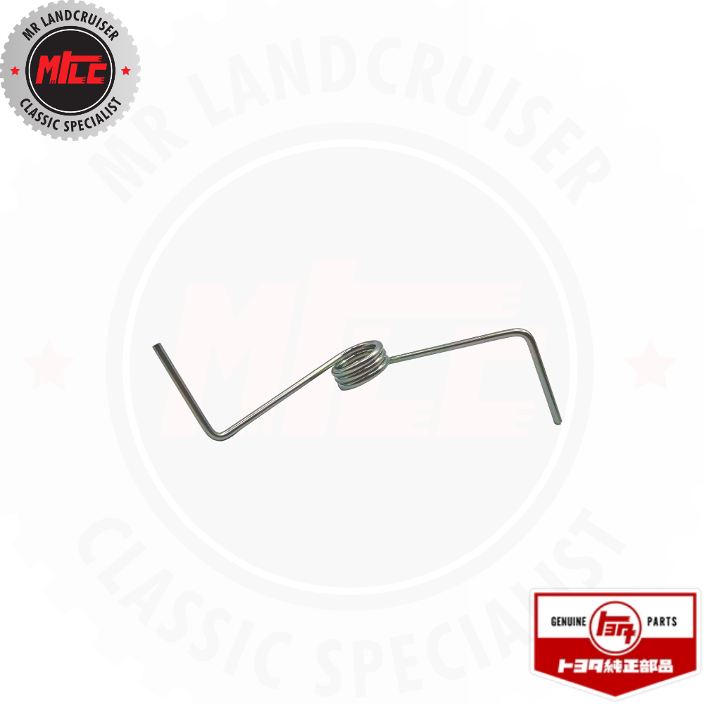 rear view of Genuine Toyota Kick Vent Spring suits 1964 - 84 Toyota Landcruiser