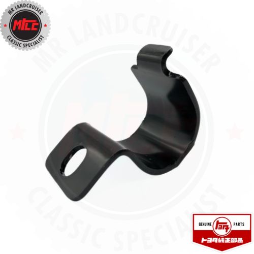inside view of Genuine Toyota Sway Bar Bush Bracket for 60 series and 70 Series Toyota Landcruiser upto 1990
