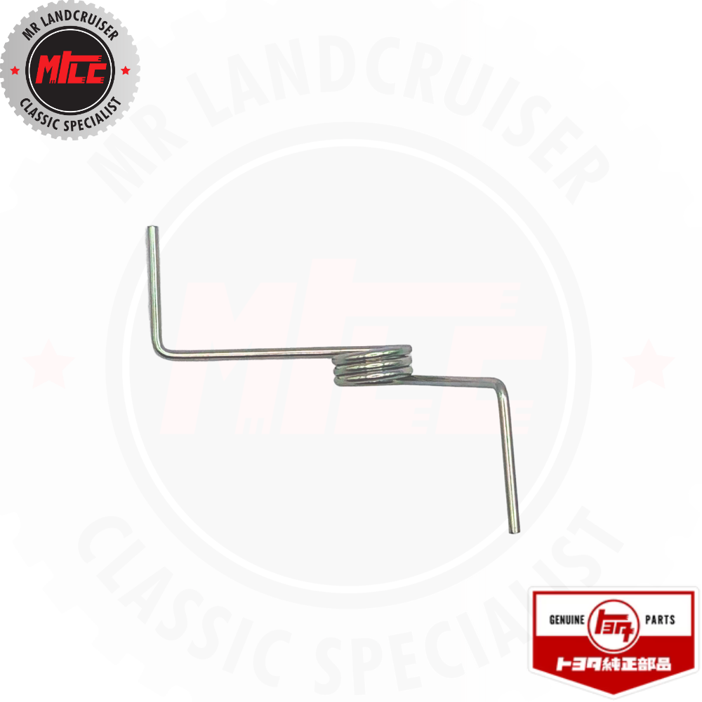 horizontal view of Genuine Toyota Kick Vent Spring suits 1964 - 84 Toyota Landcruiser