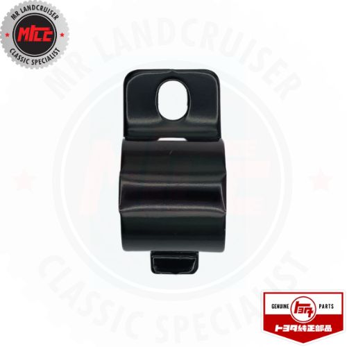 top view of Genuine Toyota Sway Bar Bush Bracket for 60 series and 70 Series Toyota Landcruiser upto 1990