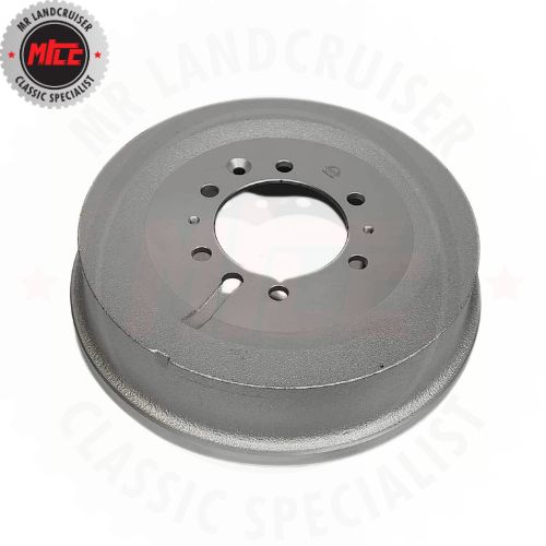 Inside view of Toyota Landcruiser 4WD Rear Brake Drum that suits 40 60 70 & 75 series landcruisers