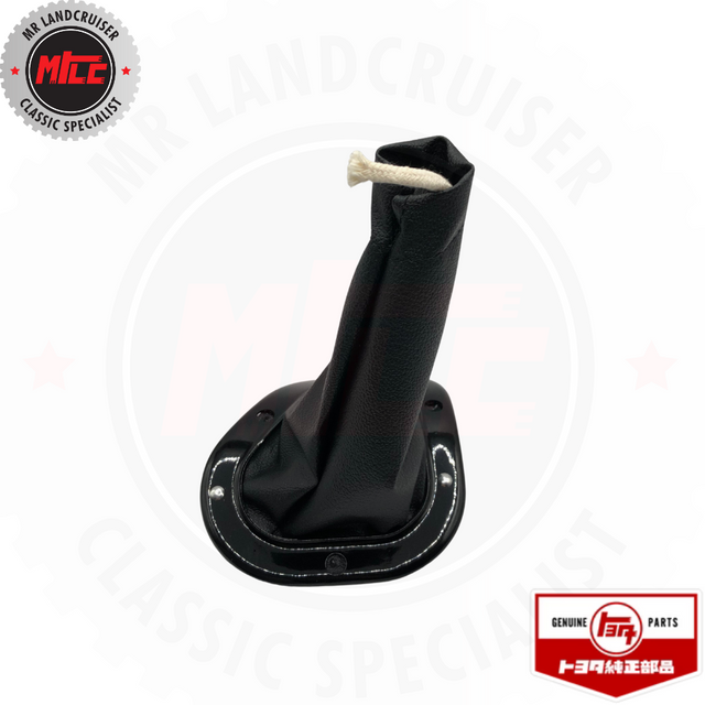 close up view of Dust Proof Assy, Transfer Control Lever for Toyota Landcruiser