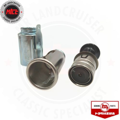 disassembled cigarette lighter for toyota landcruiser 40, 45 and 55 series with the 3 components
