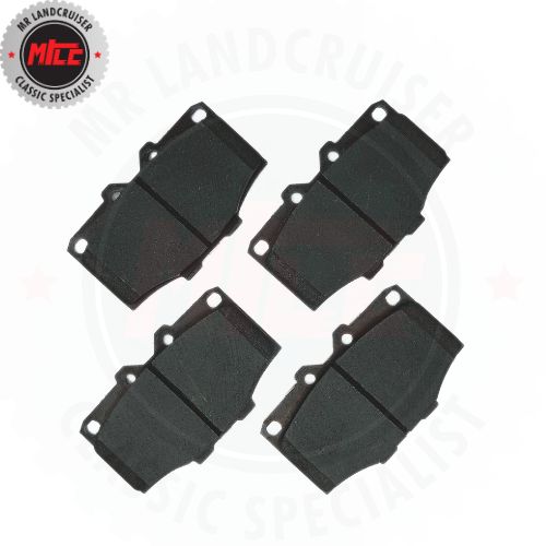 Front facing 4 DB288 4WD Front Disc Brake Pads for Toyota Landcruiser 40 Series 60 Series 70 Series