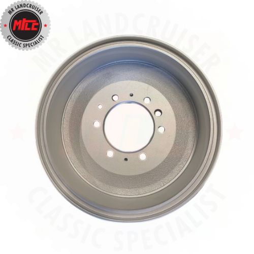 A top view of Toyota Landcruiser 4WD Rear Brake Drum that suits 40 60 70 & 75 series landcruisers