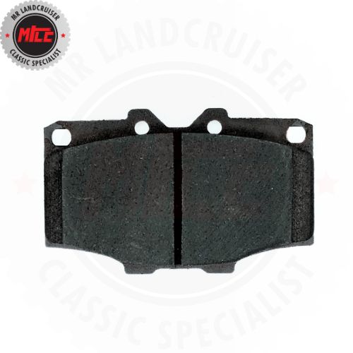 A close up of a single DB288 4WD Front Disc Brake Pad for Toyota Landcruiser 40 Series 60 Series 70 Series