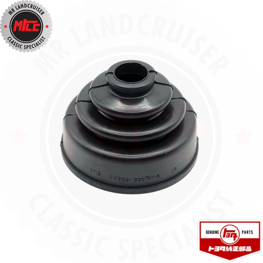 side angle view of Boot Gearshift Lever for Toyota Landcruiser Gum lever