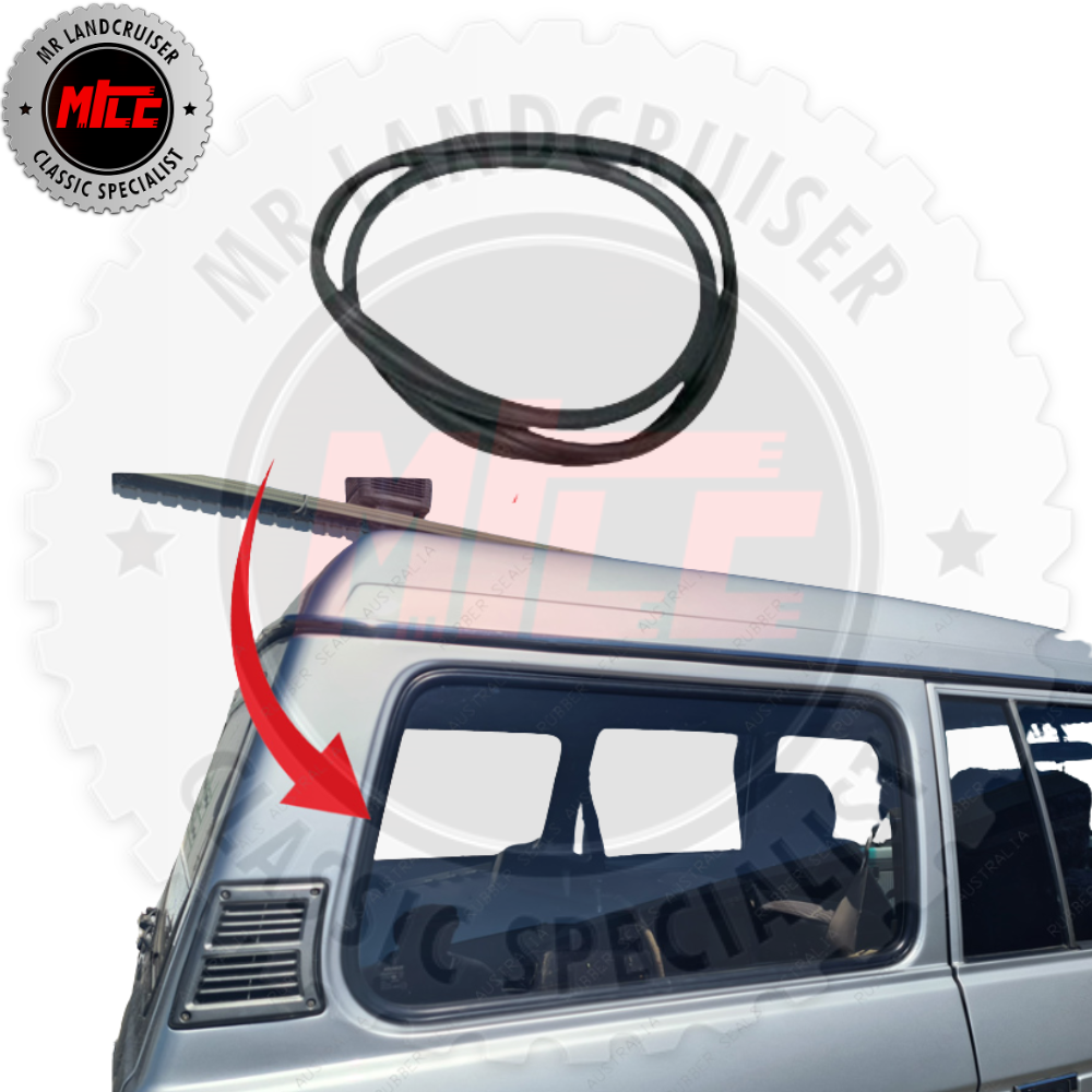 Cargo Side Seal suits FJ60 Toyota Landcruiser | Fixed Window, No Chrome