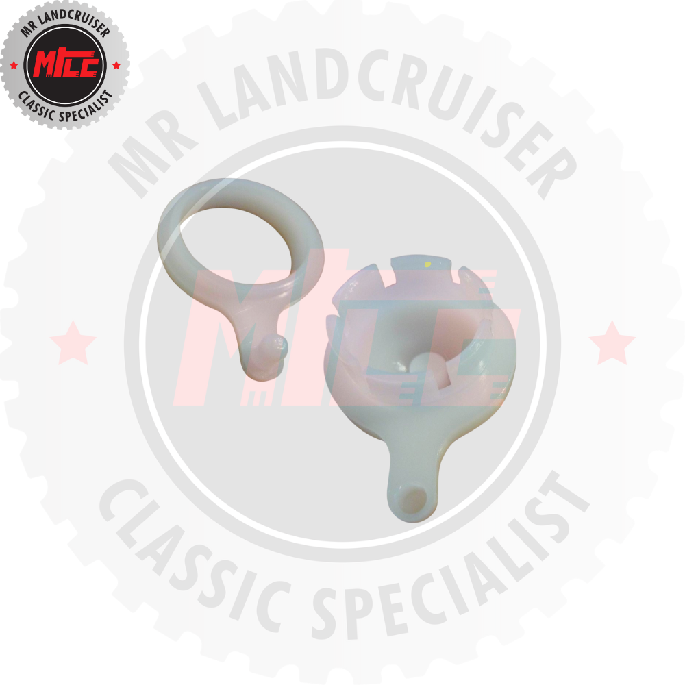 Two car filters on a white background with 'MR Landcruiser Classic Specialist' branding.