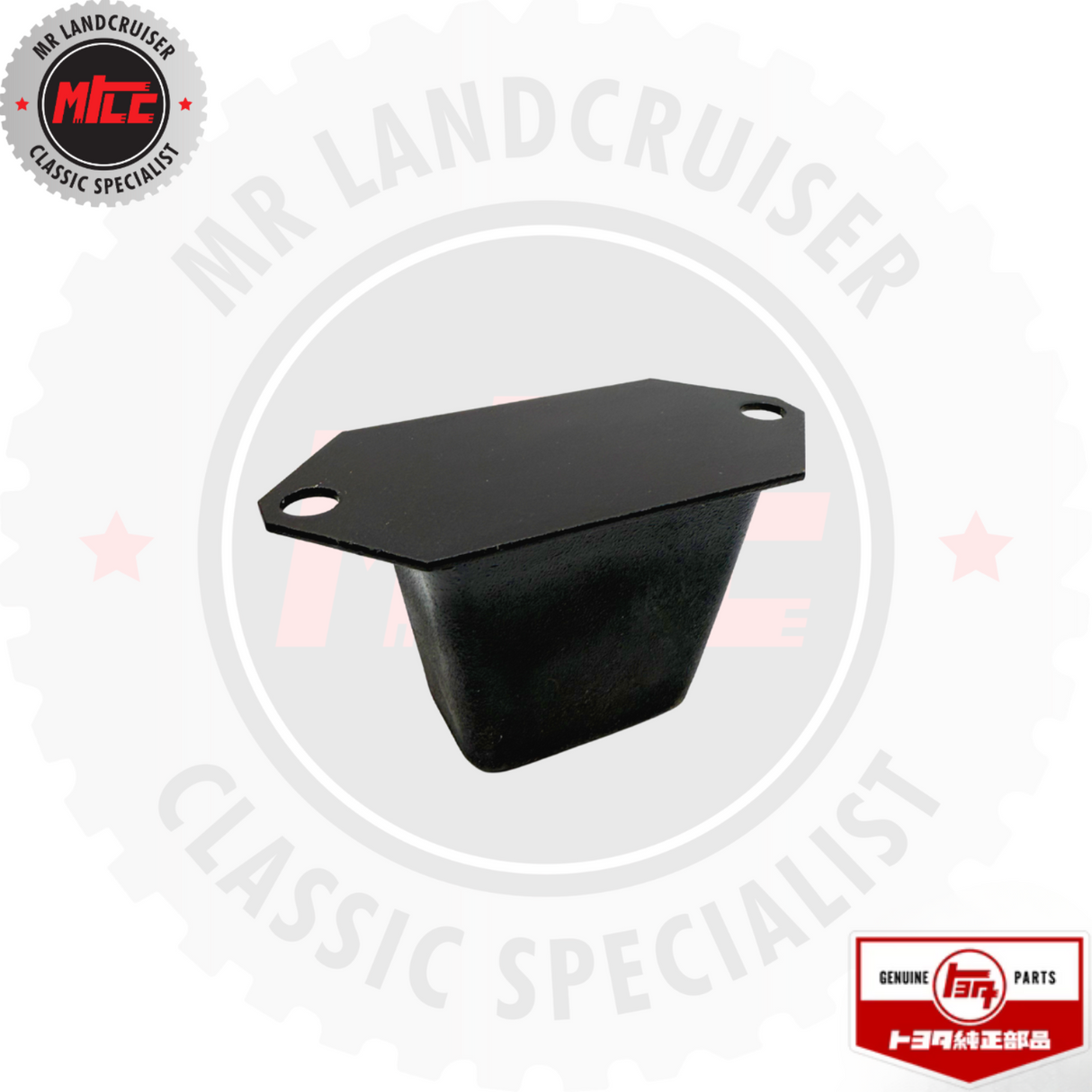 bottom view of Genuine Toyota Bumper Spring Front LH & RH suits 40 Series Toyota Landcruiser