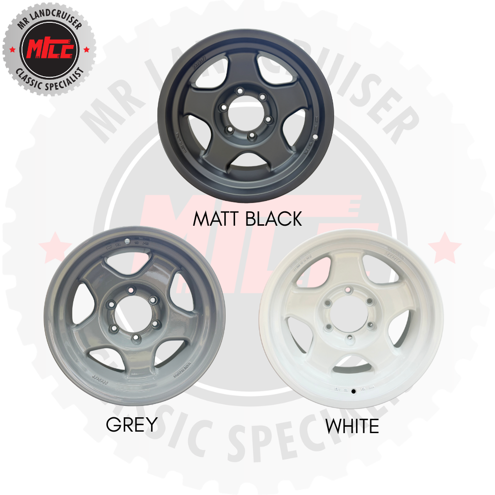 Bradley V 16" Alloy Wheels suits 40 60 & 70 Series Toyota Landcruiser