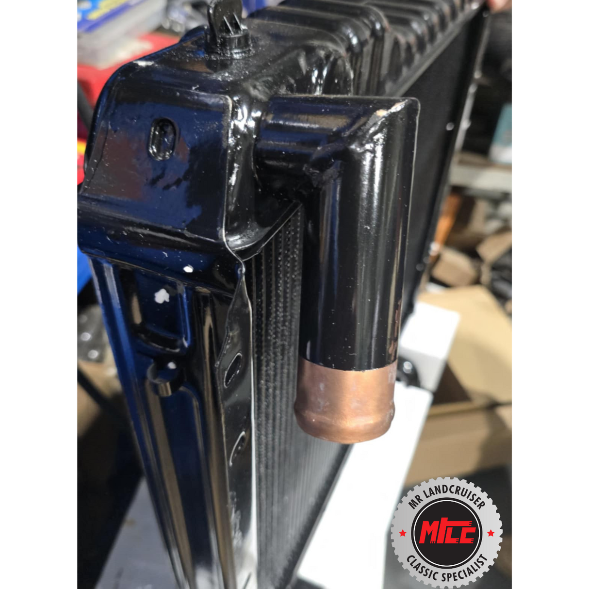 Radiator HJ47 Ute and Troopy (1980-1984) modified to suit 60 Series Power Steering