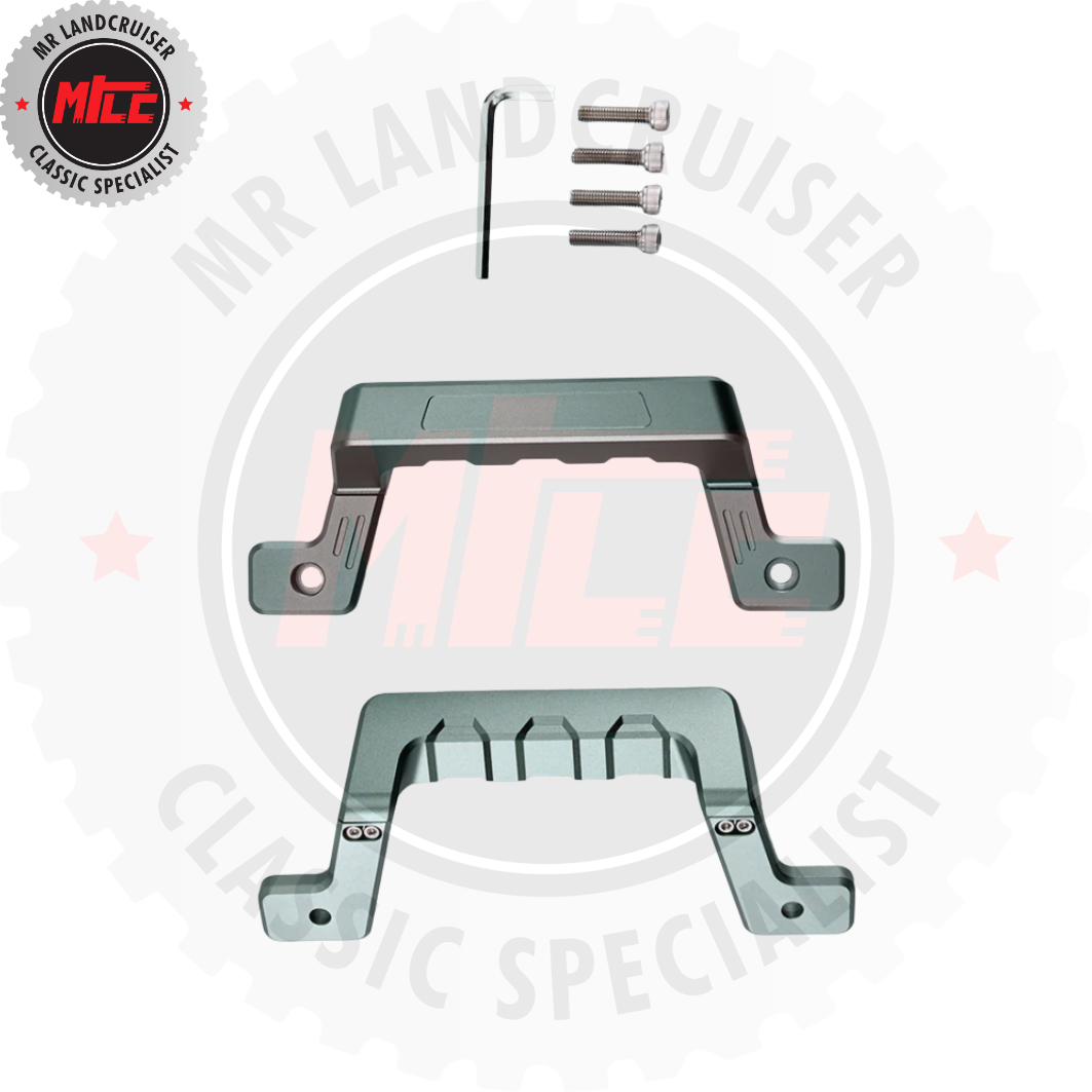 Grey Aluminium Grab Handle suits 70 Series Toyota Landcruiser Single Cab