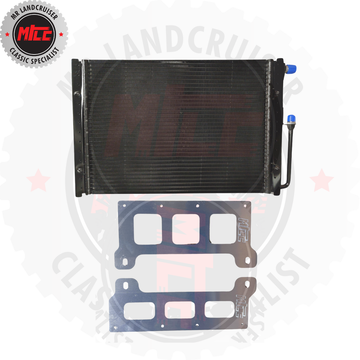 Parallel Flow Condenser with Brackets to suit 60 Series Landcruiser