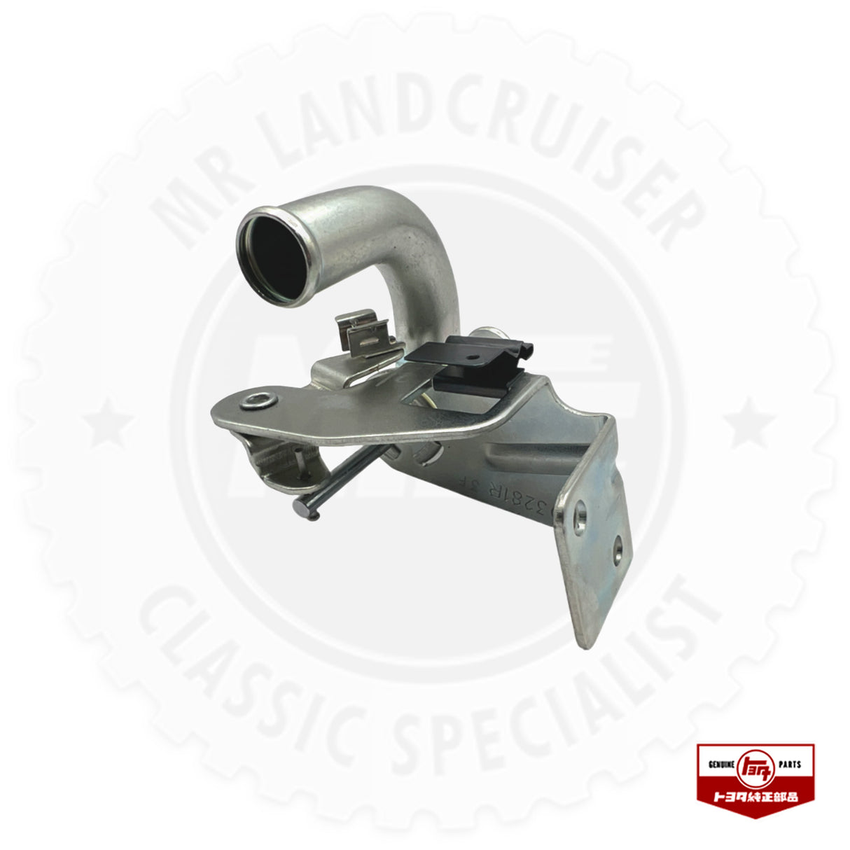 front view of heater tap for 2h engines in toyota landcruisers hj47