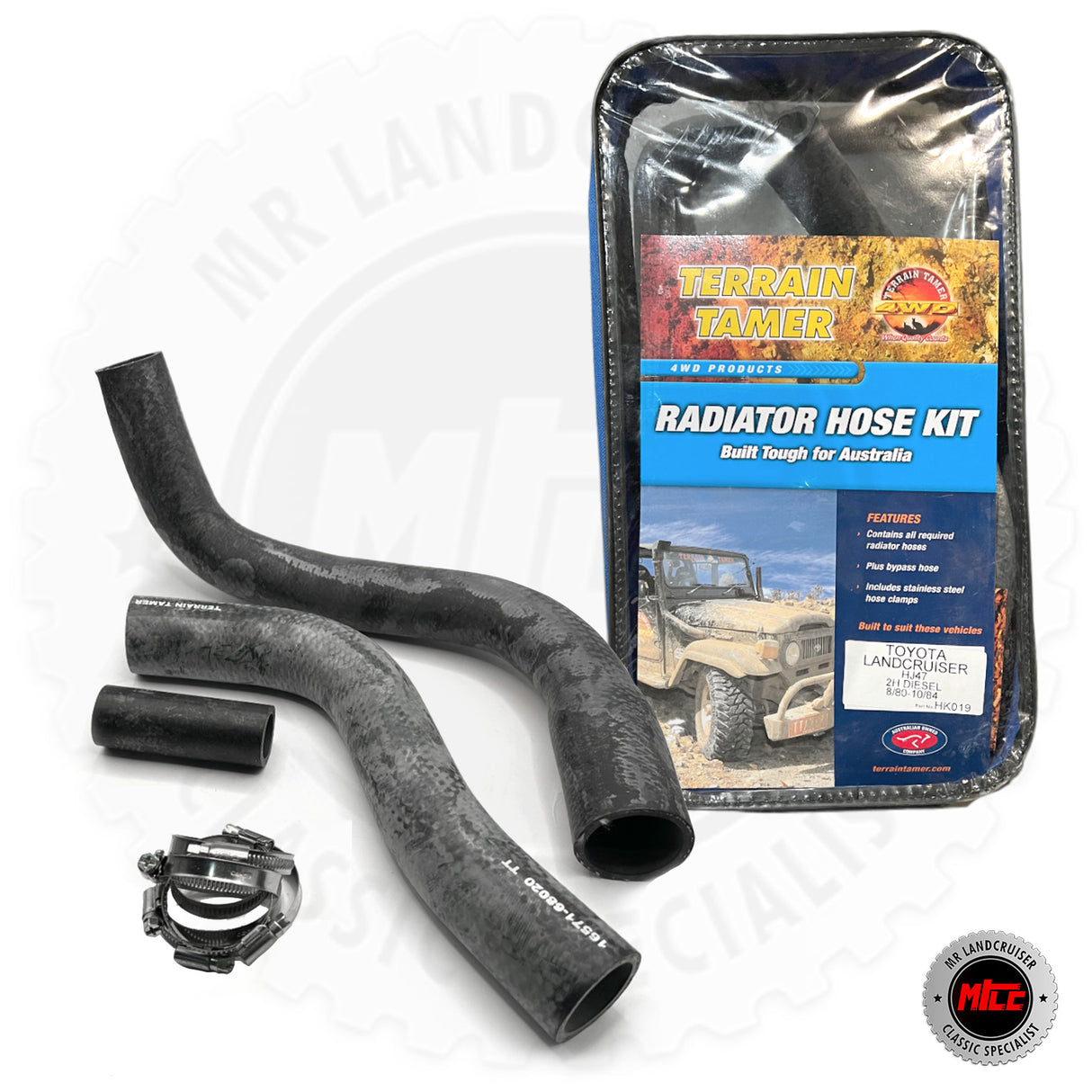 Kølerslangesæt til HJ47 Landcruiser 08/80 - 10/84