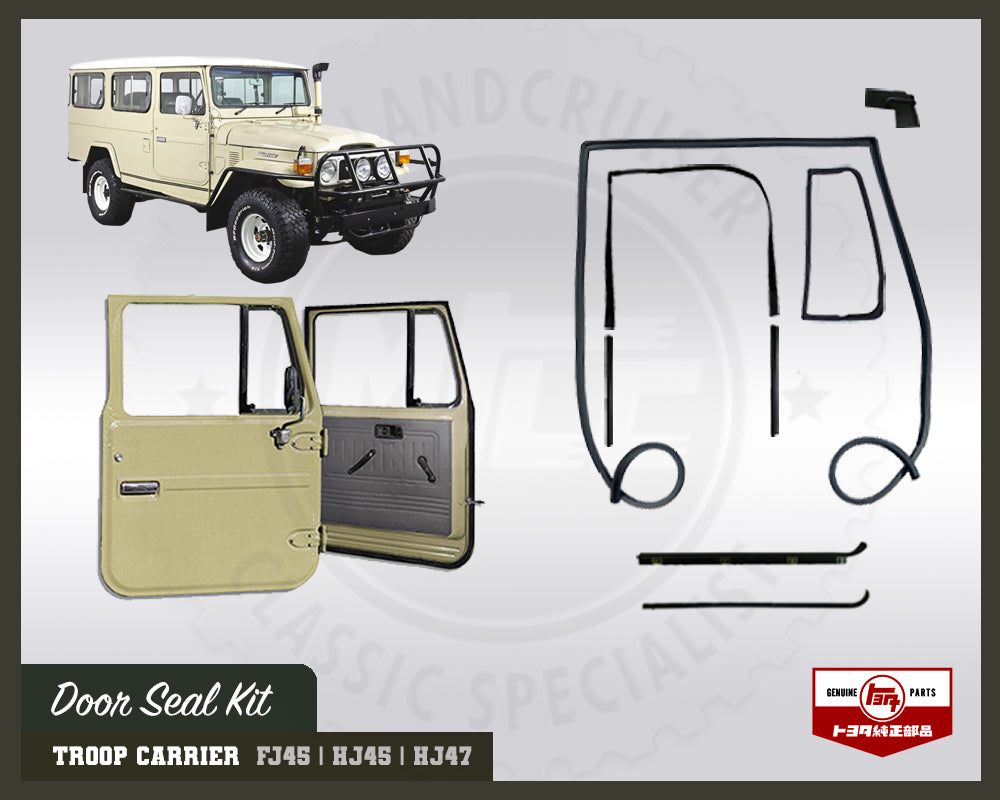 Right Side Late Door 79-84 with 1/4 Vent Seals & Kits