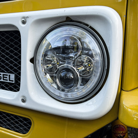 JTX 7″ runde LED-forlygter