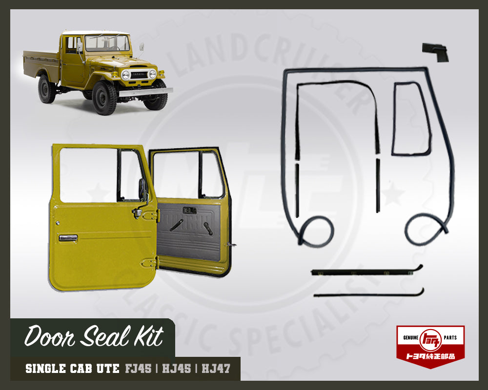 Right Side Late Door 79-84 with 1/4 Vent Seals & Kits
