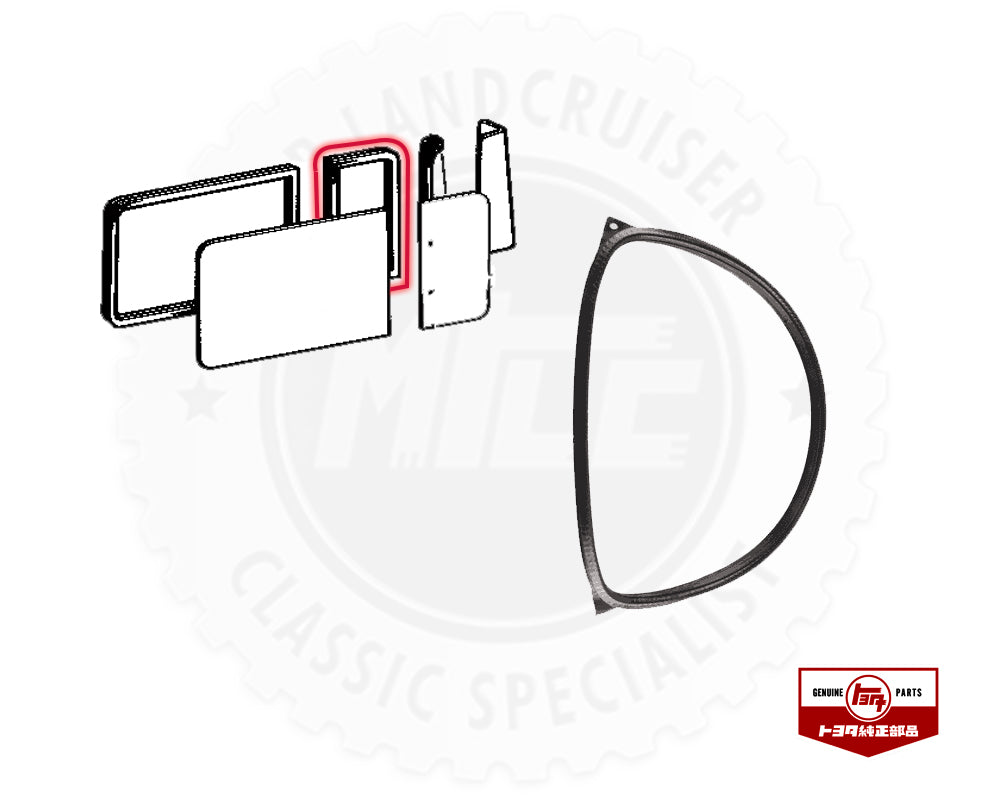 pop out window seal for 40 series toyota landcruiser