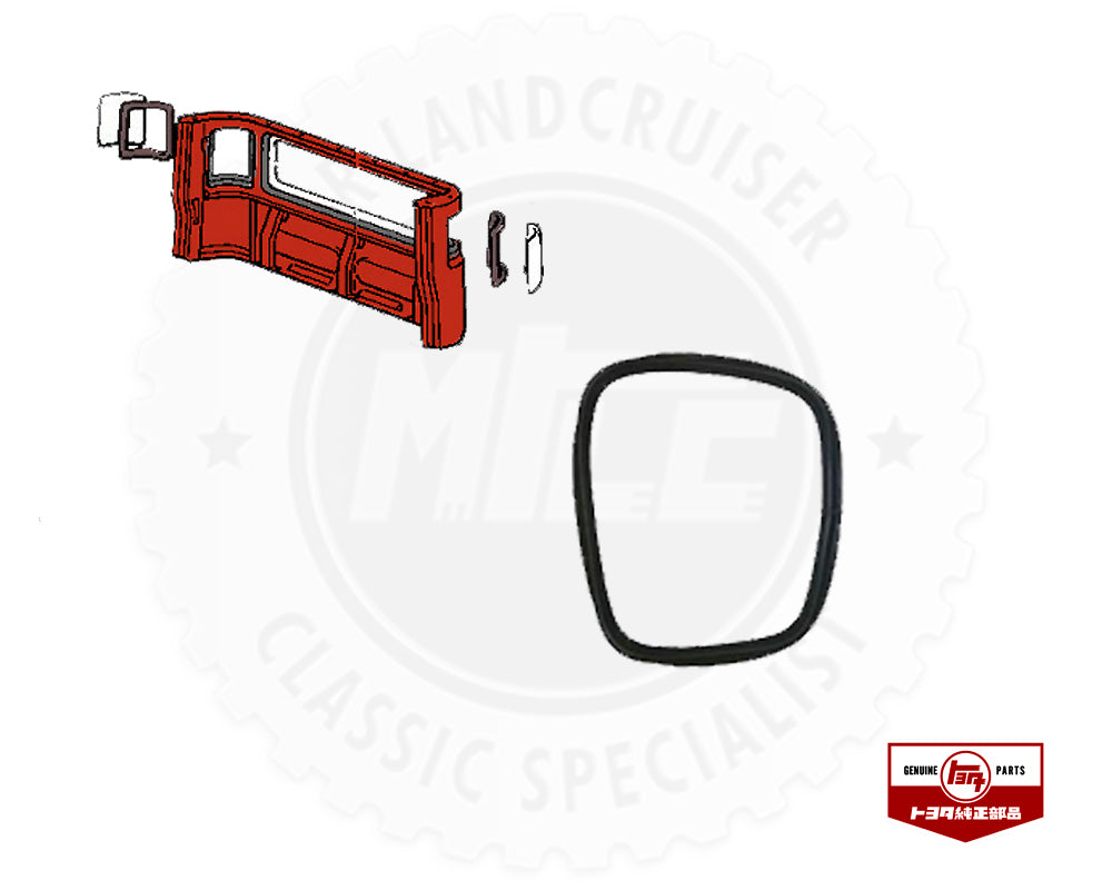 Ute Rear Curved Glass Seal