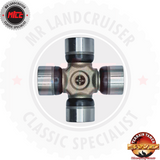 Front close up of Universal Joint Kit Front & Rear suitable for 40 & 45 series Toyota Landcruiser with packaging and seals