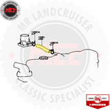 Bypass Hose PCV Valve exploded diagram