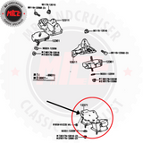 3F Engine Mount Rear exploded diagram