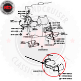 2H engine mount exploded diagram