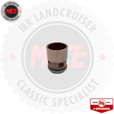 inverted view of Genuine Valve Oil Pump Relief suits 70 & 80 Series Toyota Landcruiser